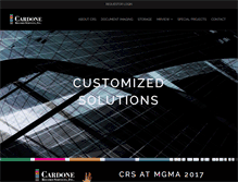 Tablet Screenshot of cardonerecords.com